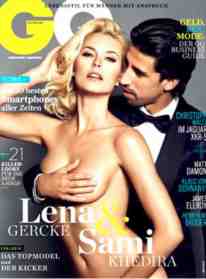 gq sami khedira embracing naked model