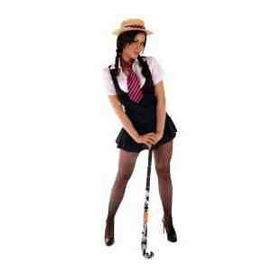 Schoolgirl Fancy Dress Ladies Costume