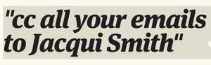 cc all your emails to jacqui Smith logo