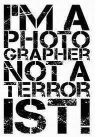 I'm a photographer not a terrorist