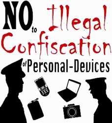 No Illegal Confscation badge