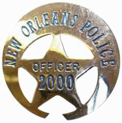New Orleans Police badge