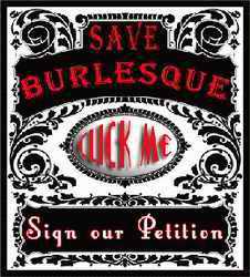Save Burlesque poster