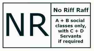 no riff raff