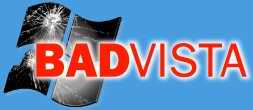 BadVista logo