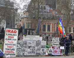 Brian Haw protest
