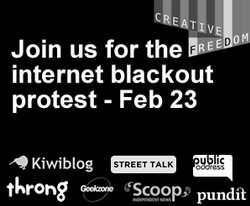 Internet Blackout protest