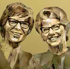 Collage of Cliff Richard and Mary Whitehouse