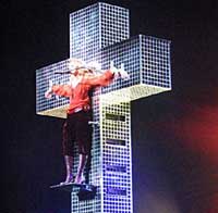 Madonna on cross