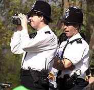 police with camera