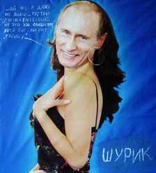 Putin as a woman
