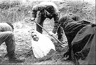 Stoning scene from movie
