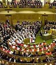 The general synod in session