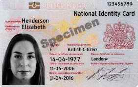UK ID card