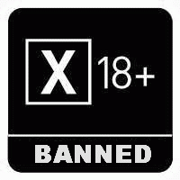 X18+ Banned symbol