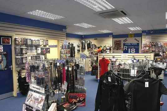 Nicen Naughty shop interior in Wigan