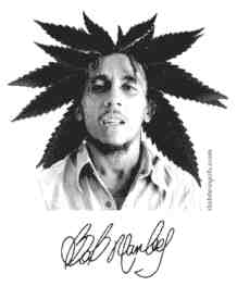 bob marley leaves